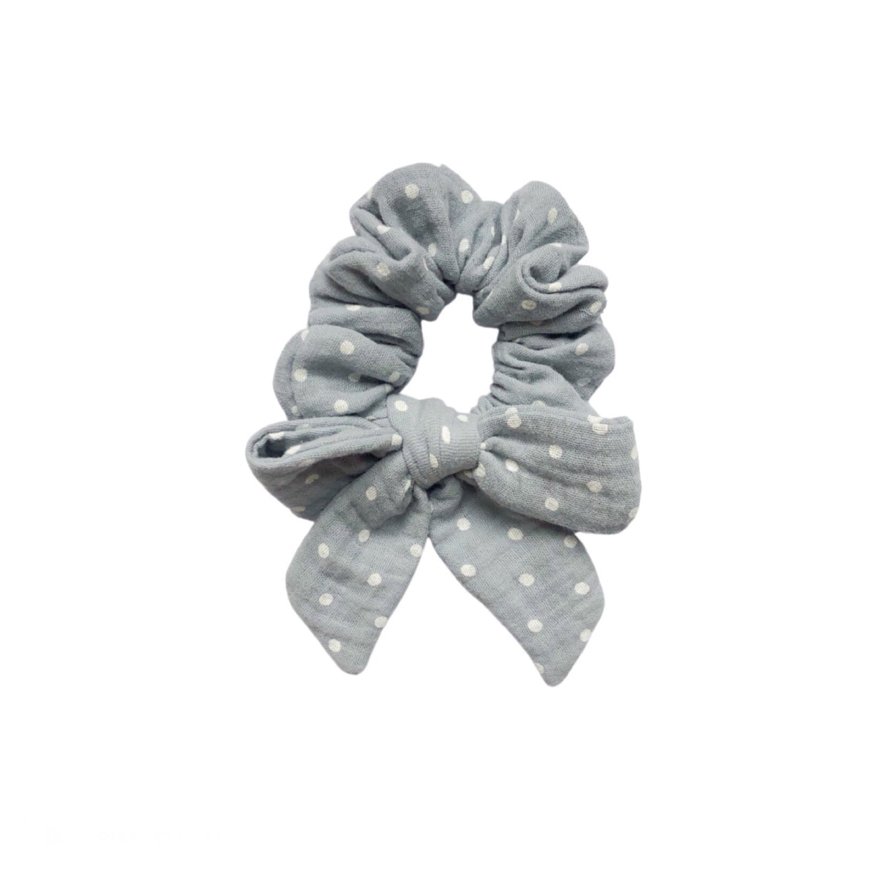 Lirio gasa celeste lunares blancos