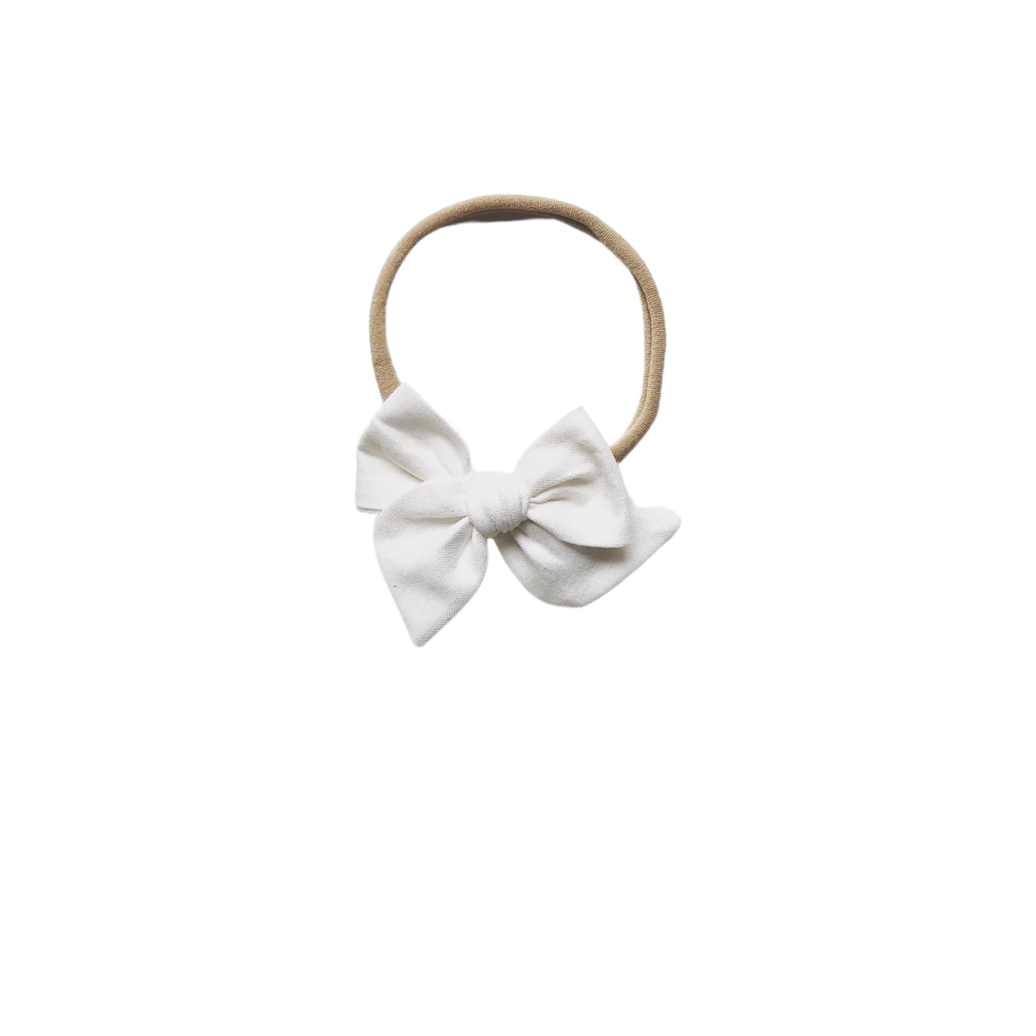 Cintillo Tulipán mediano - Blanco invierno