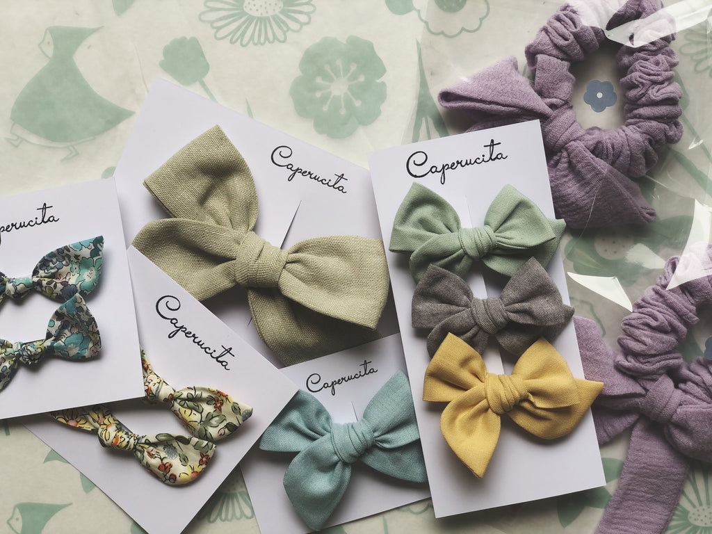 Margarita Grande lino - Verde crudo lino