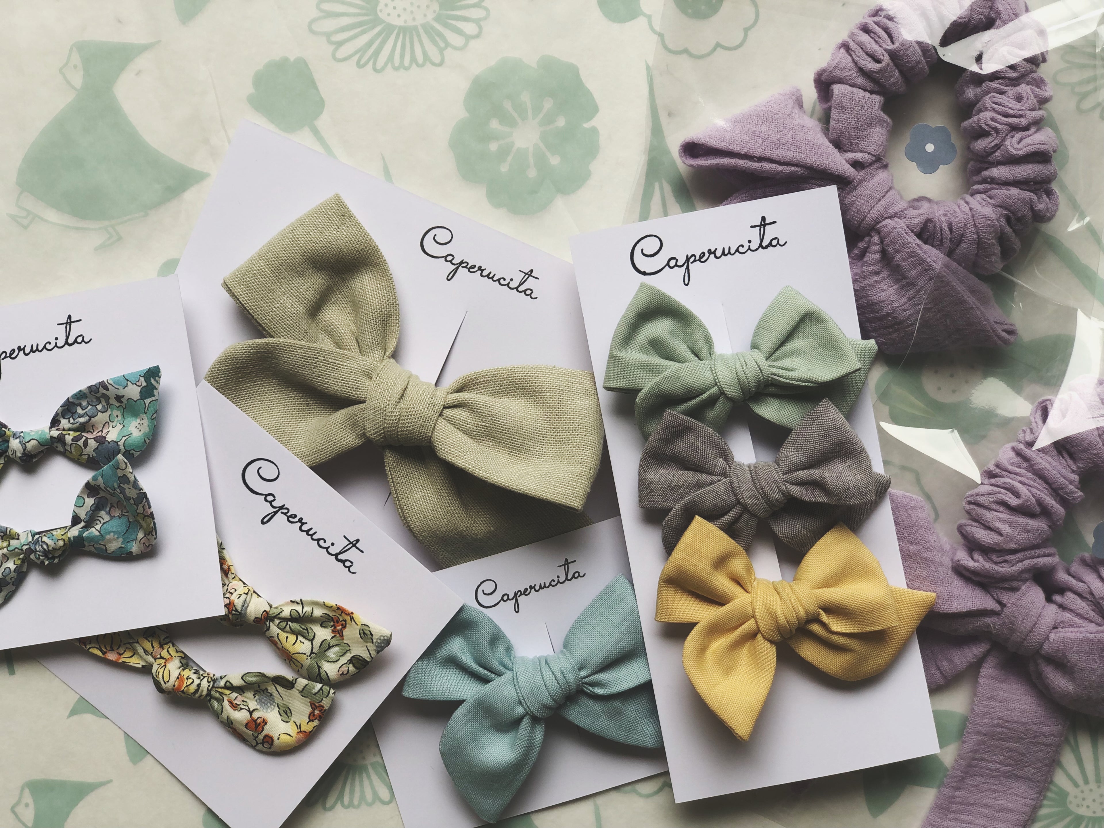 Margarita Grande lino - Verde crudo lino