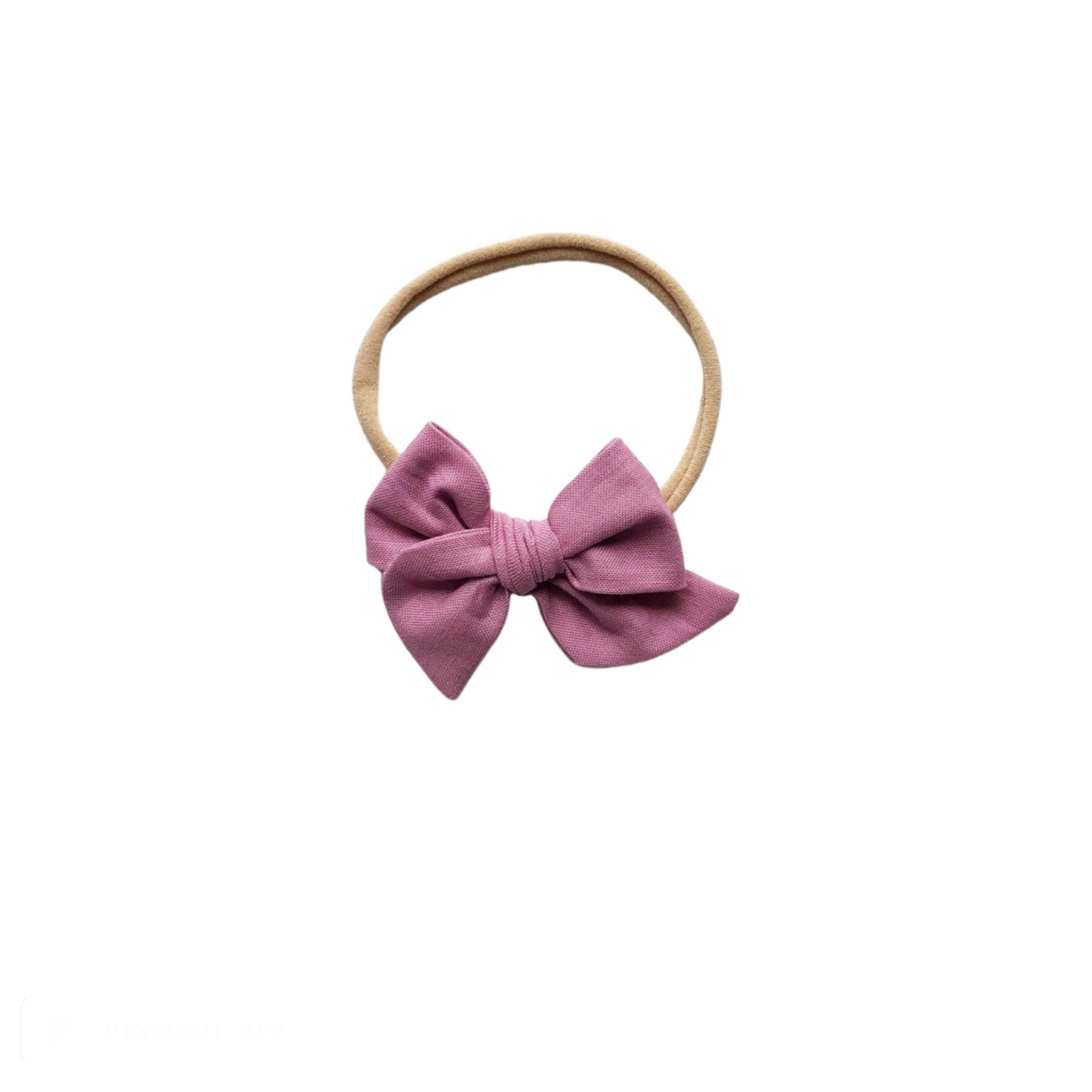 Cintillo Tulipán mediano - Palo rosa