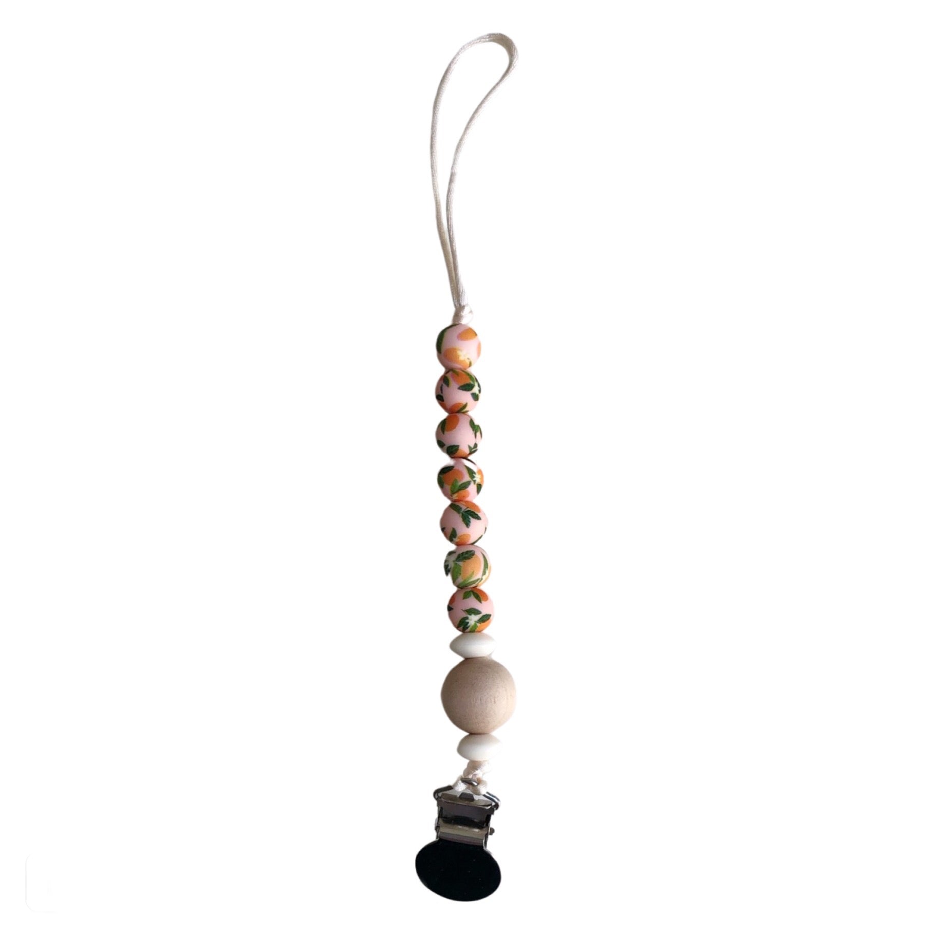 Porta chupete - Pink orange