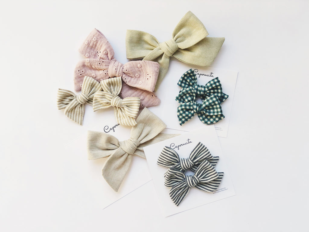 Margarita Grande lino - Verde crudo lino