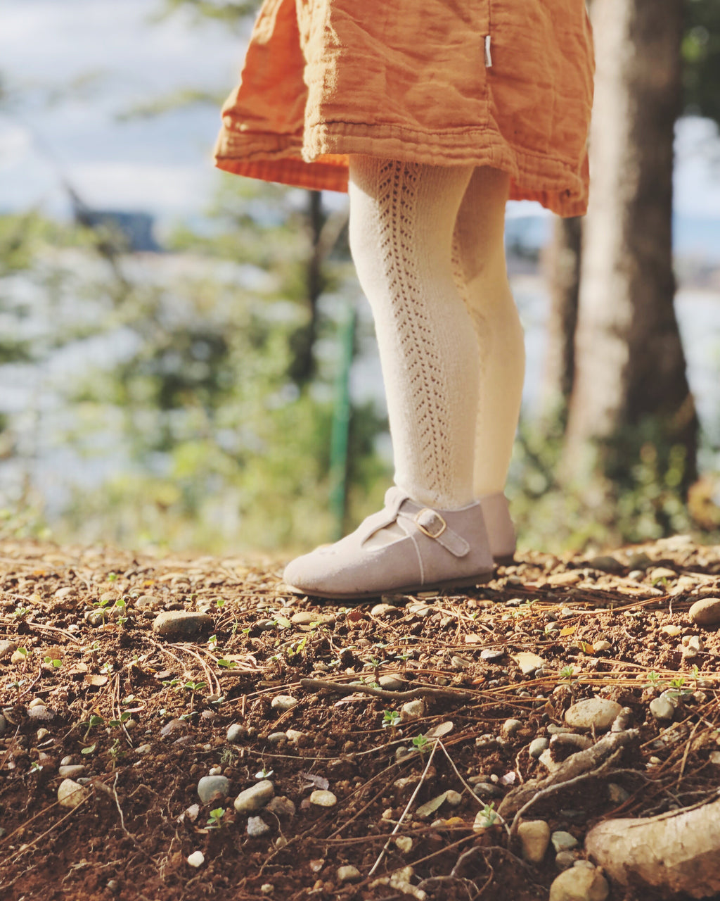 Pantys Cóndor calado lateral nude