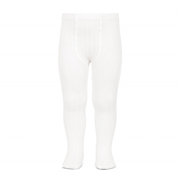 Pantys Cóndor canalé - Blanca