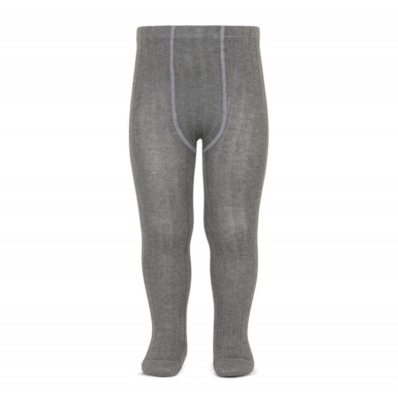 Pantys Cóndor canalé - Gris