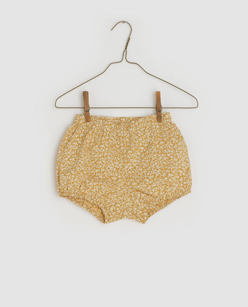 Poppy bloomers floral mustard - Little cotton clothes