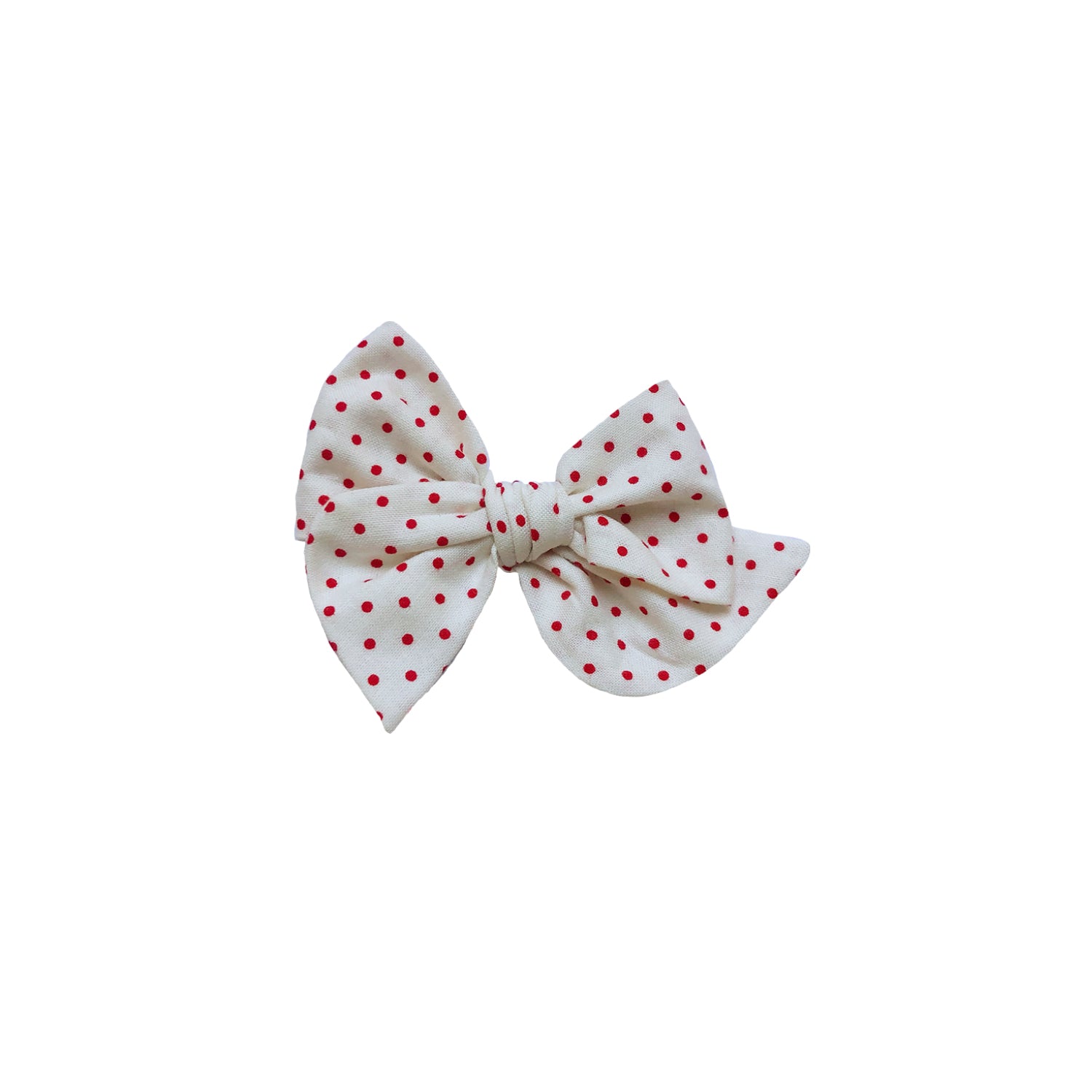 Tulipán grande - Blanco puntos rojos