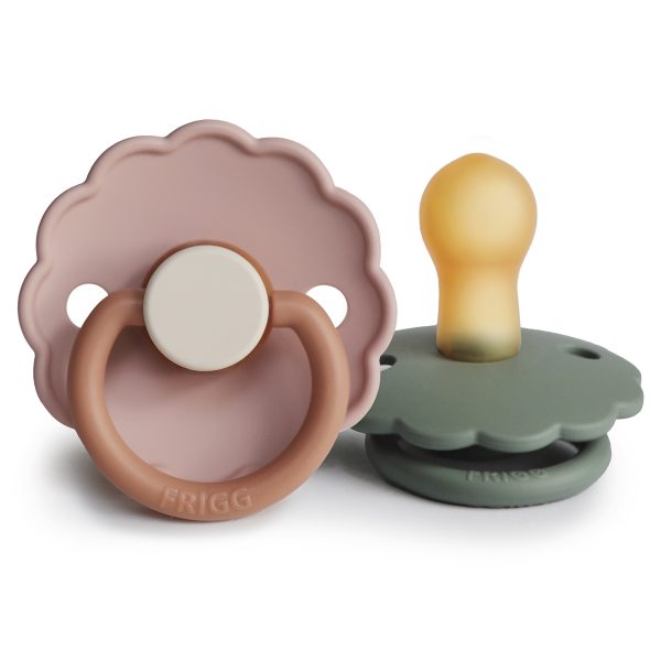 Pack de dos Chupetes Daisy Frigg - Biscuit/ Lily Pad